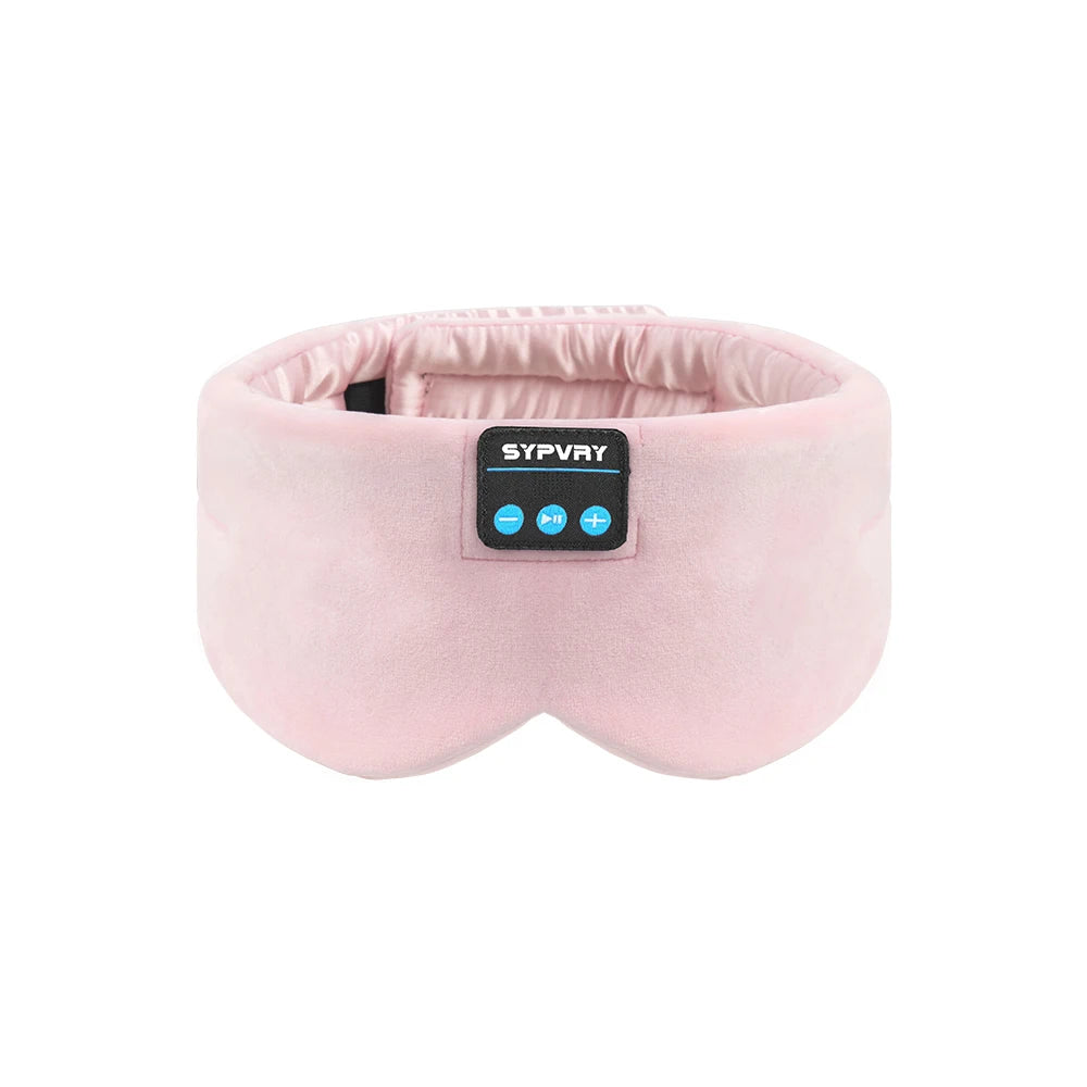Masque de sommeil Bluetooth doux, casque sans fil pour le sommeil, le voyag et la méditation