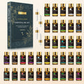 Coffret de 35 bouteilles d'huile essentielle pour diffuseur et humidificateur