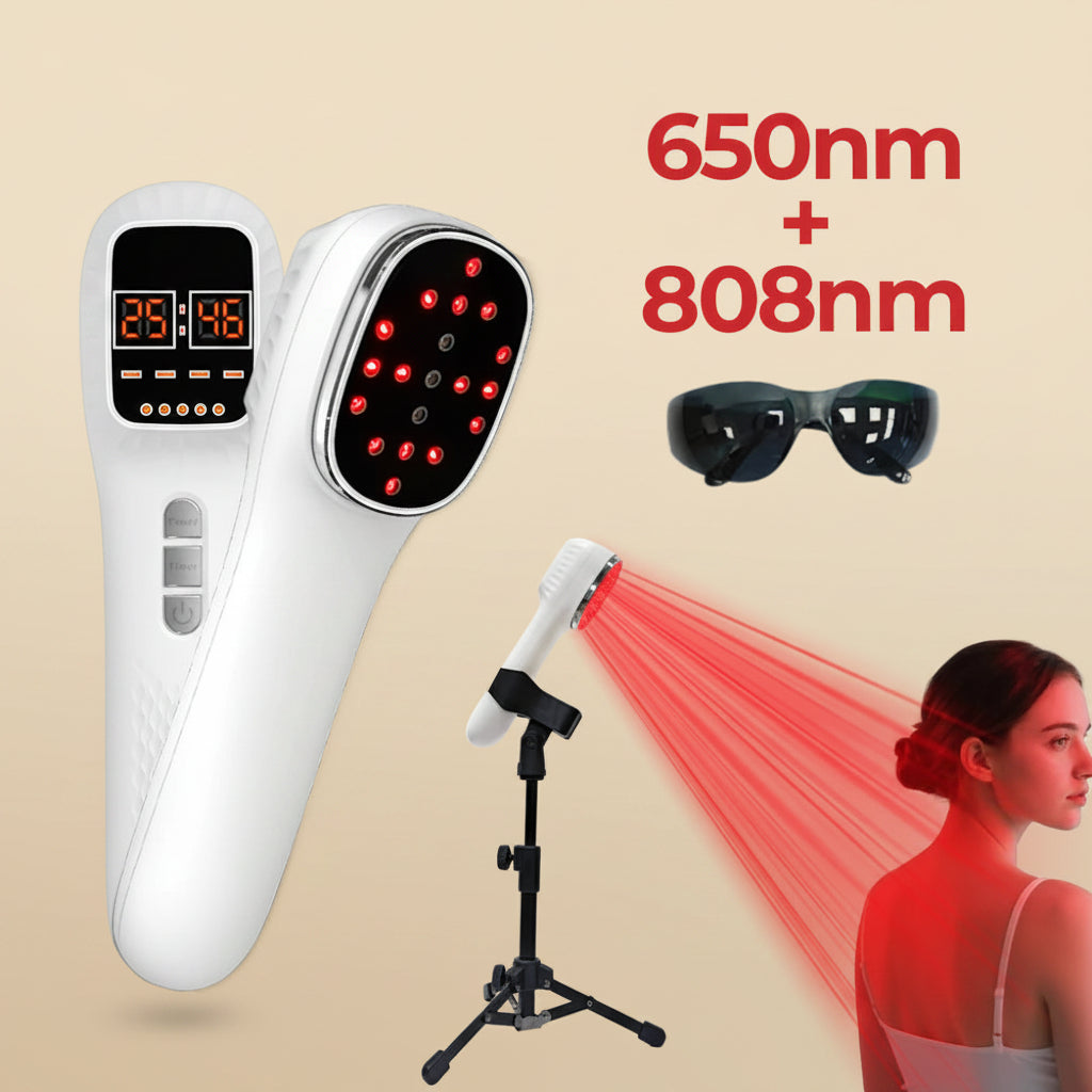 Thérapie à la lumière rouge infrarouge au Laser froid, physiothérapie 808nm