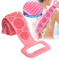 Brosse exfoliante en silicone pour le dos