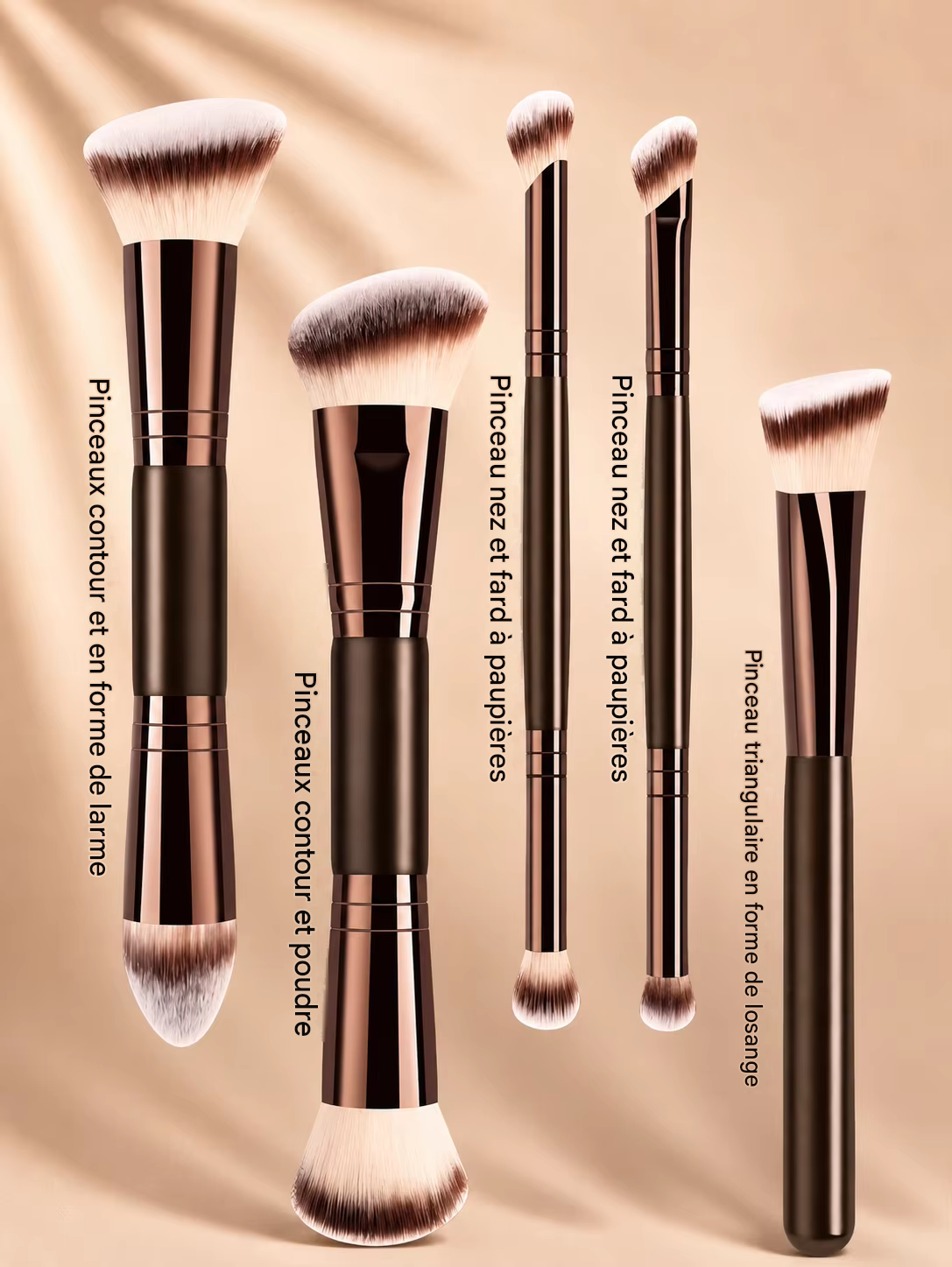 Ensemble de pinceaux de maquillage professionnels