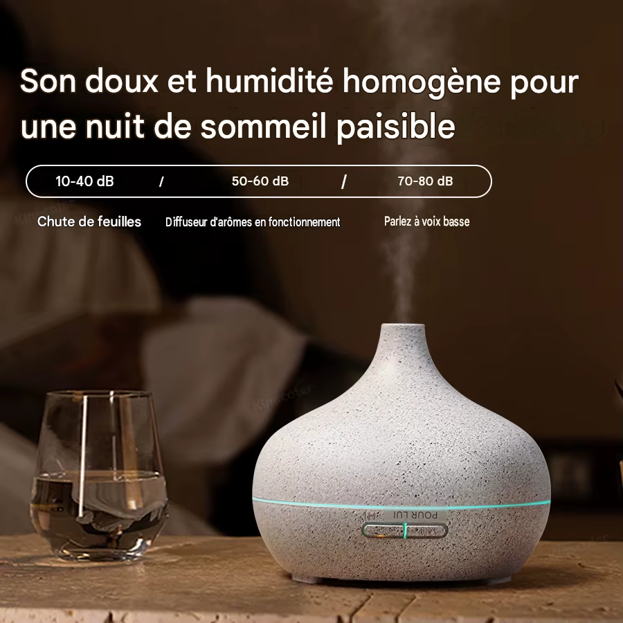 diffuseur d'aromathérapie  300ml huiles essentielles et humidificateur d'air à ultrasons