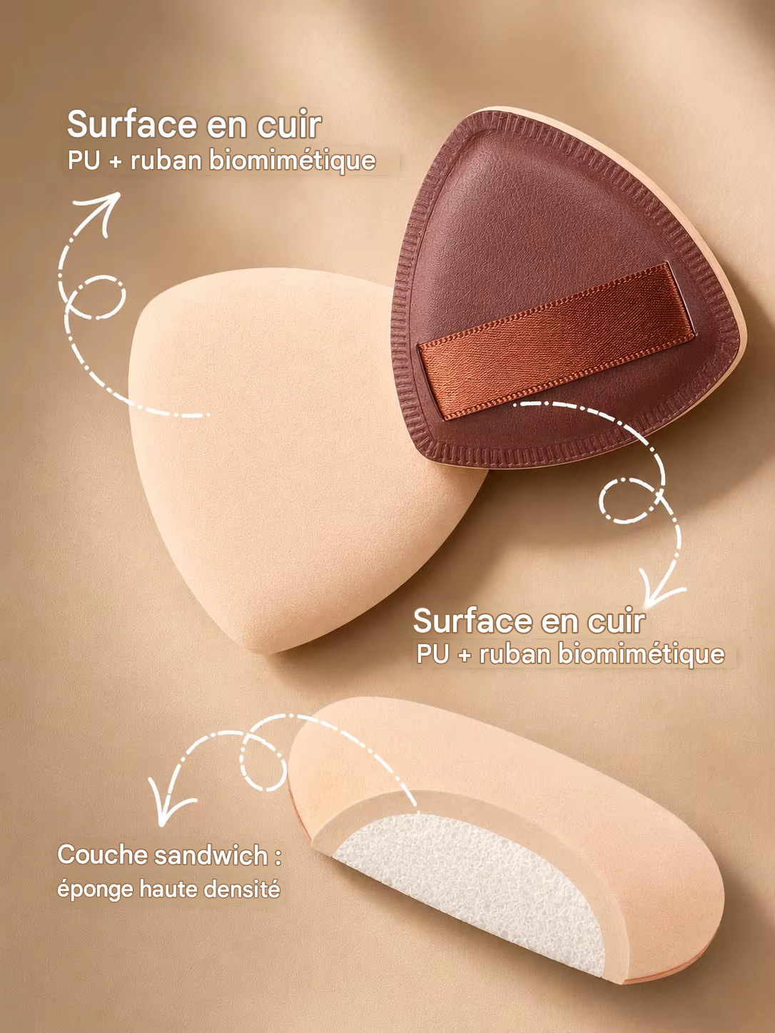 Ensemble de pinceaux de maquillage professionnels