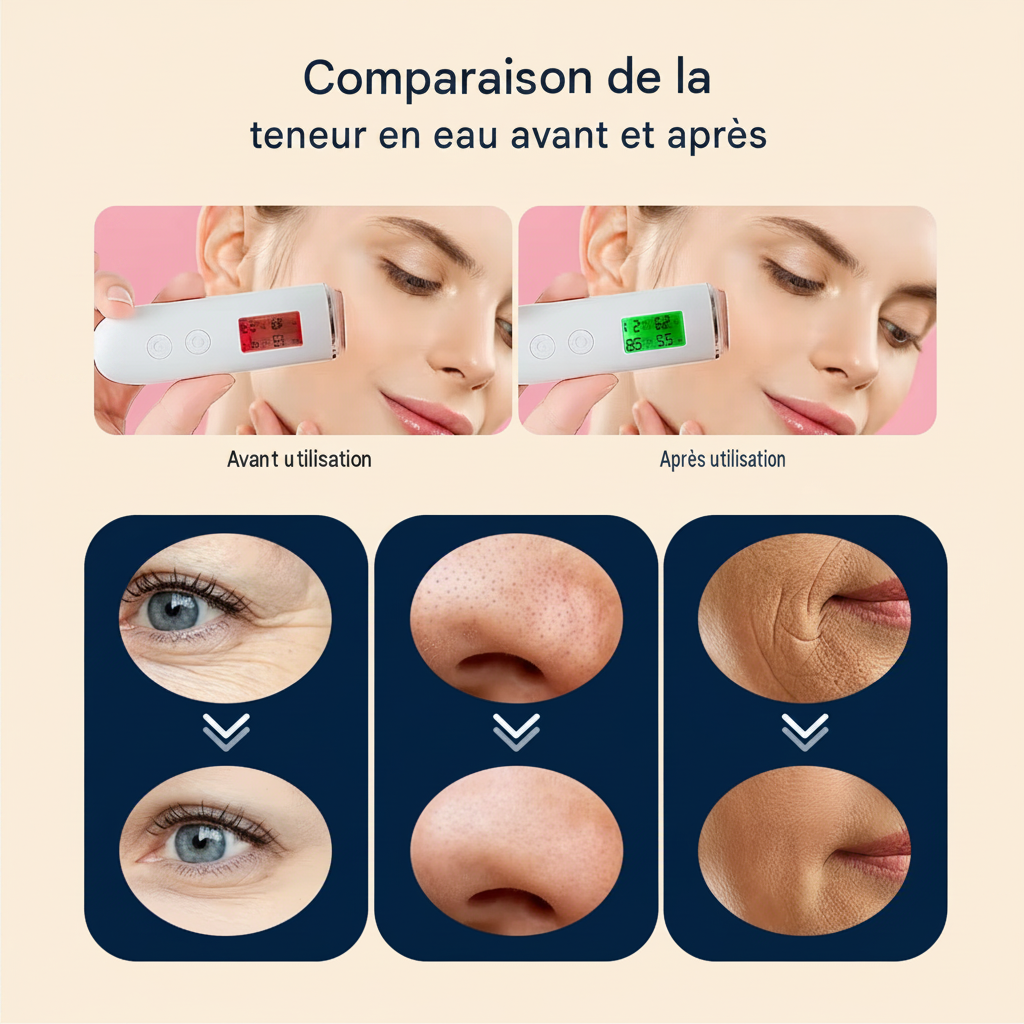 Stylo à bulles d'oxygène CO2 pour les soins de la peau du visage
