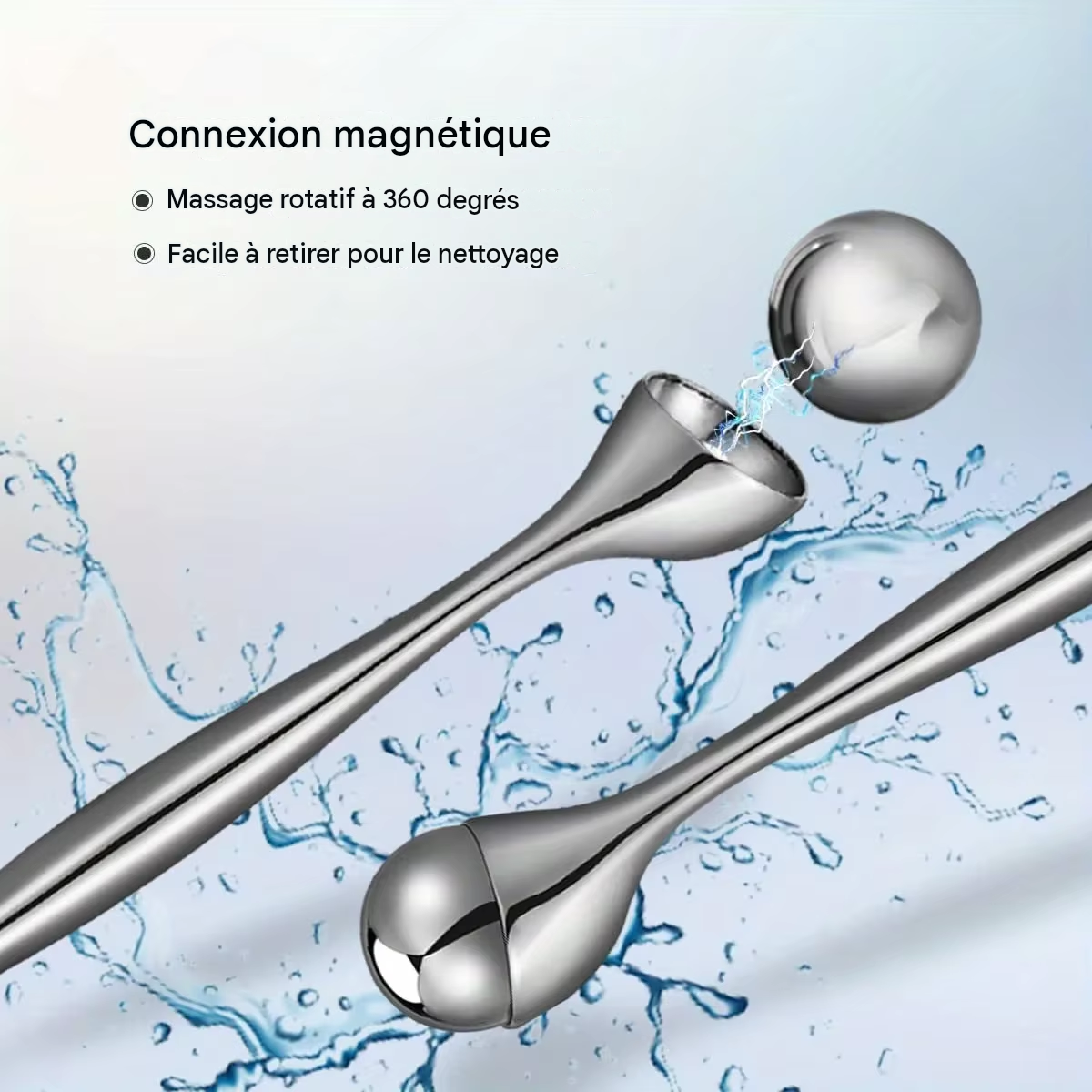 Rouleau de glace en acier inoxydable