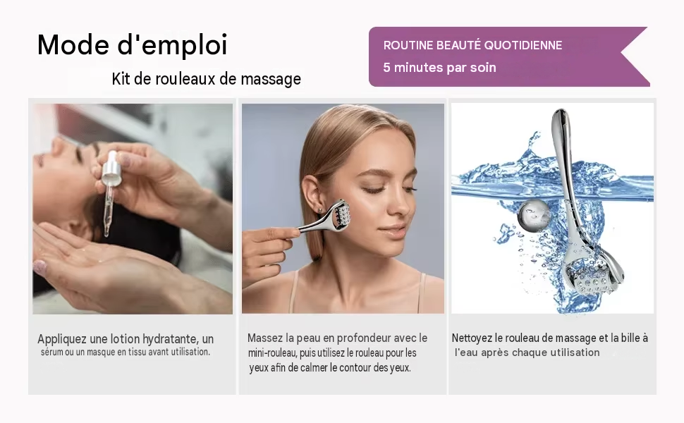 Rouleau de glace en acier inoxydable