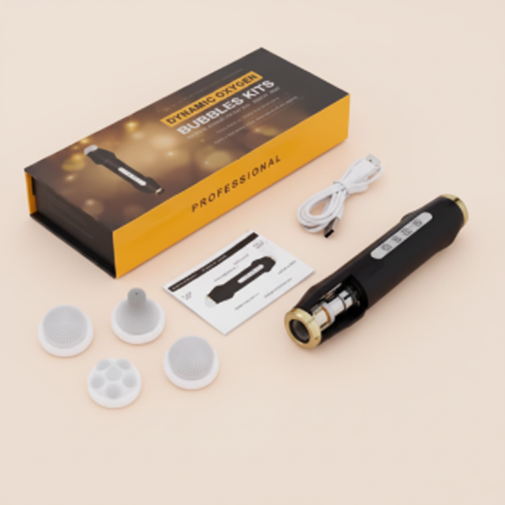 Stylo à bulles d'oxygène CO2 pour les soins de la peau du visage