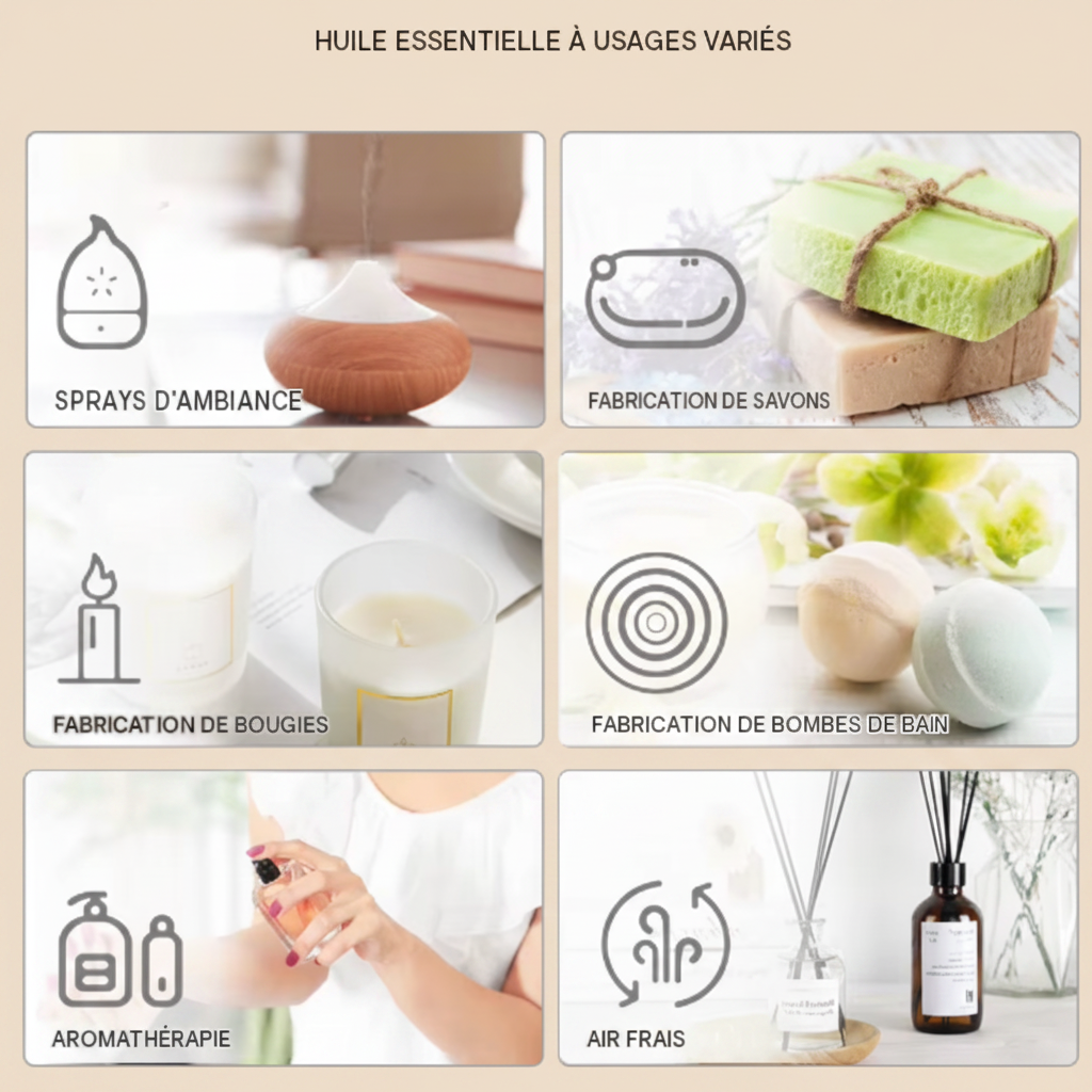 Ensemble de 28 huiles essentielles naturelles idéal pour la diffusion et le bien être