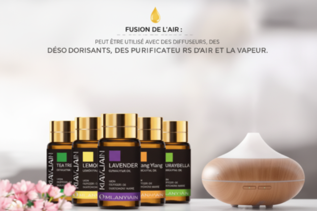 Ensemble de 28 huiles essentielles naturelles idéal pour la diffusion et le bien être