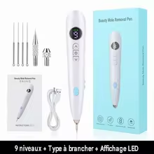 Stylo plasma LED, éliminateur de verrues étiquettes cutanées et taches
