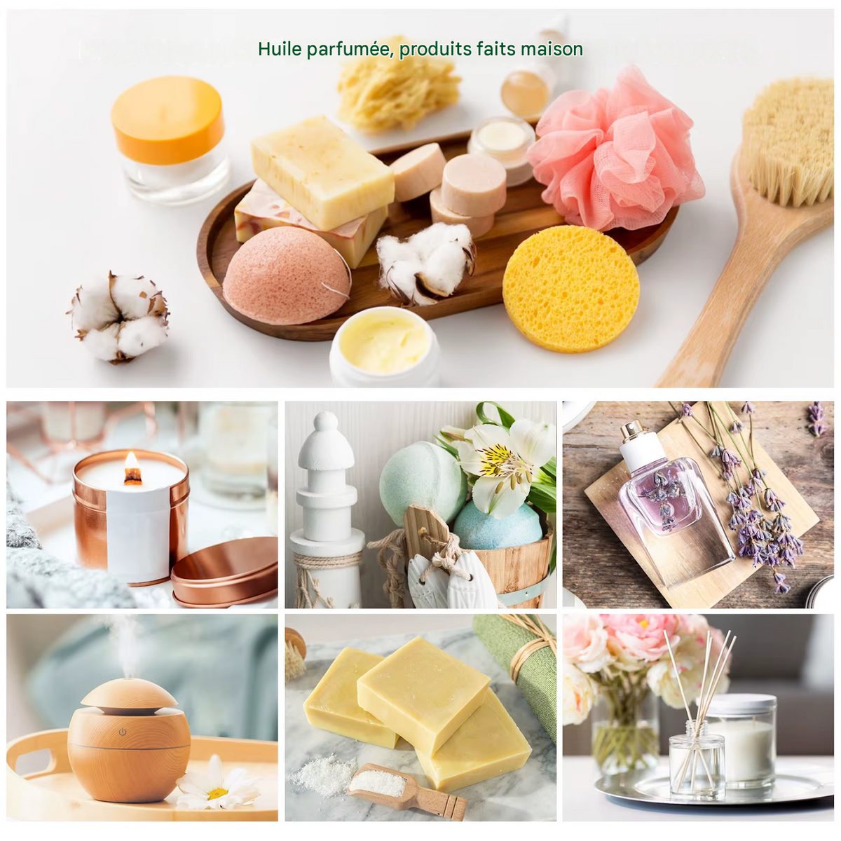 Coffret de 35 bouteilles d'huile essentielle pour diffuseur et humidificateur