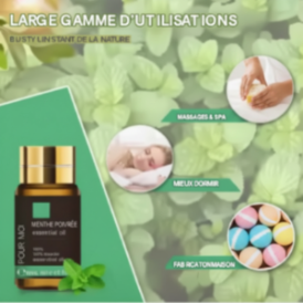 Coffret de 35 bouteilles d'huile essentielle pour diffuseur et humidificateur