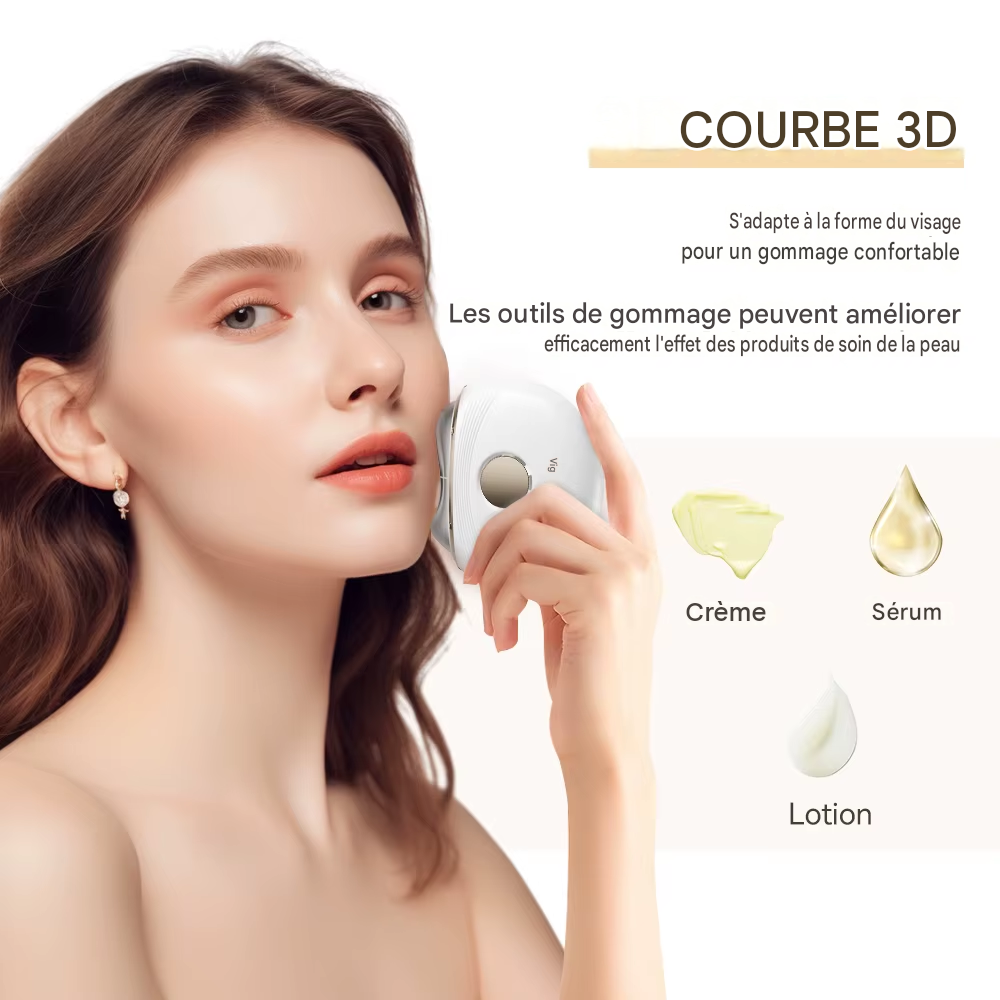 Masseur électrique Guasha EMS pour le visage lifting anti-âge raffermissement de la peau