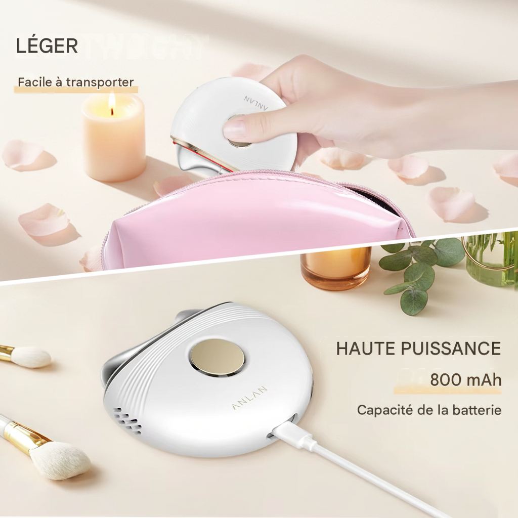 Masseur électrique Guasha EMS pour le visage lifting anti-âge raffermissement de la peau