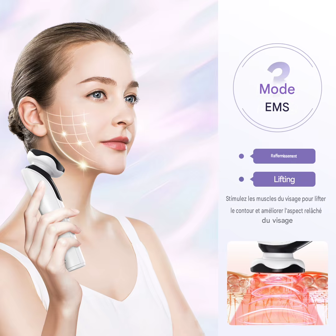 Masseur facial EMS multifonction