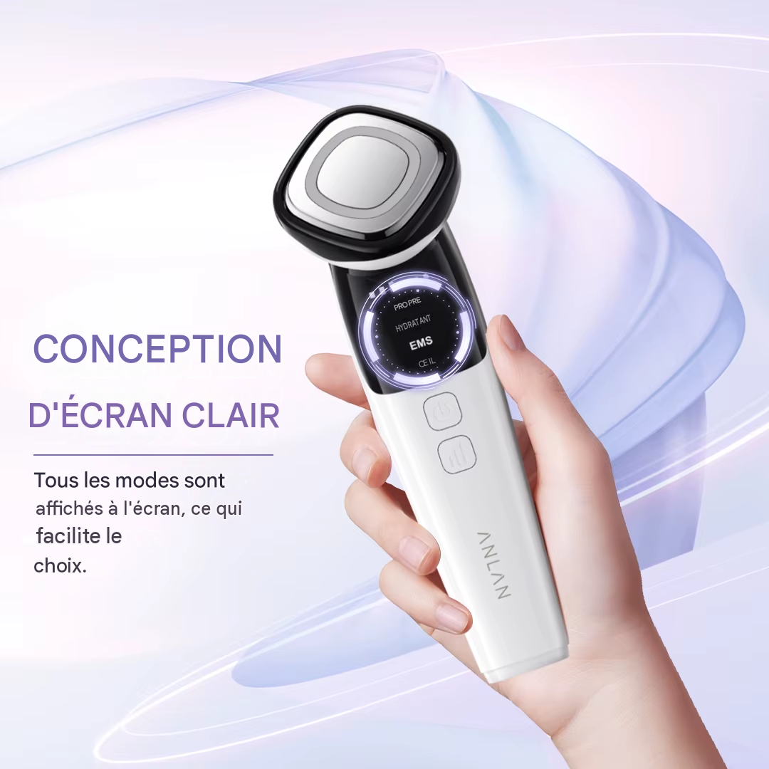 Masseur facial EMS multifonction