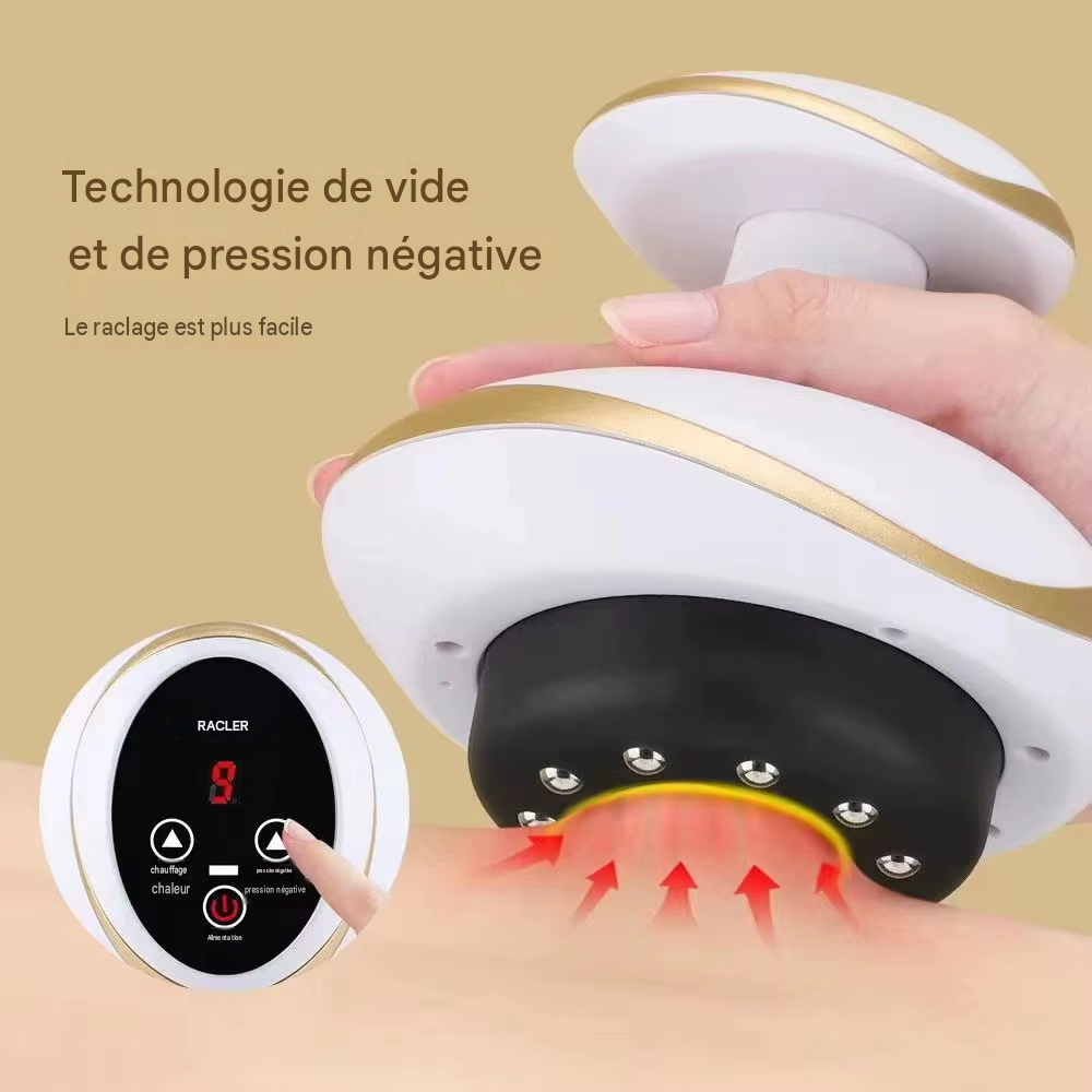Masseur corporel électrique à ventouses et Guasha de haute qualité