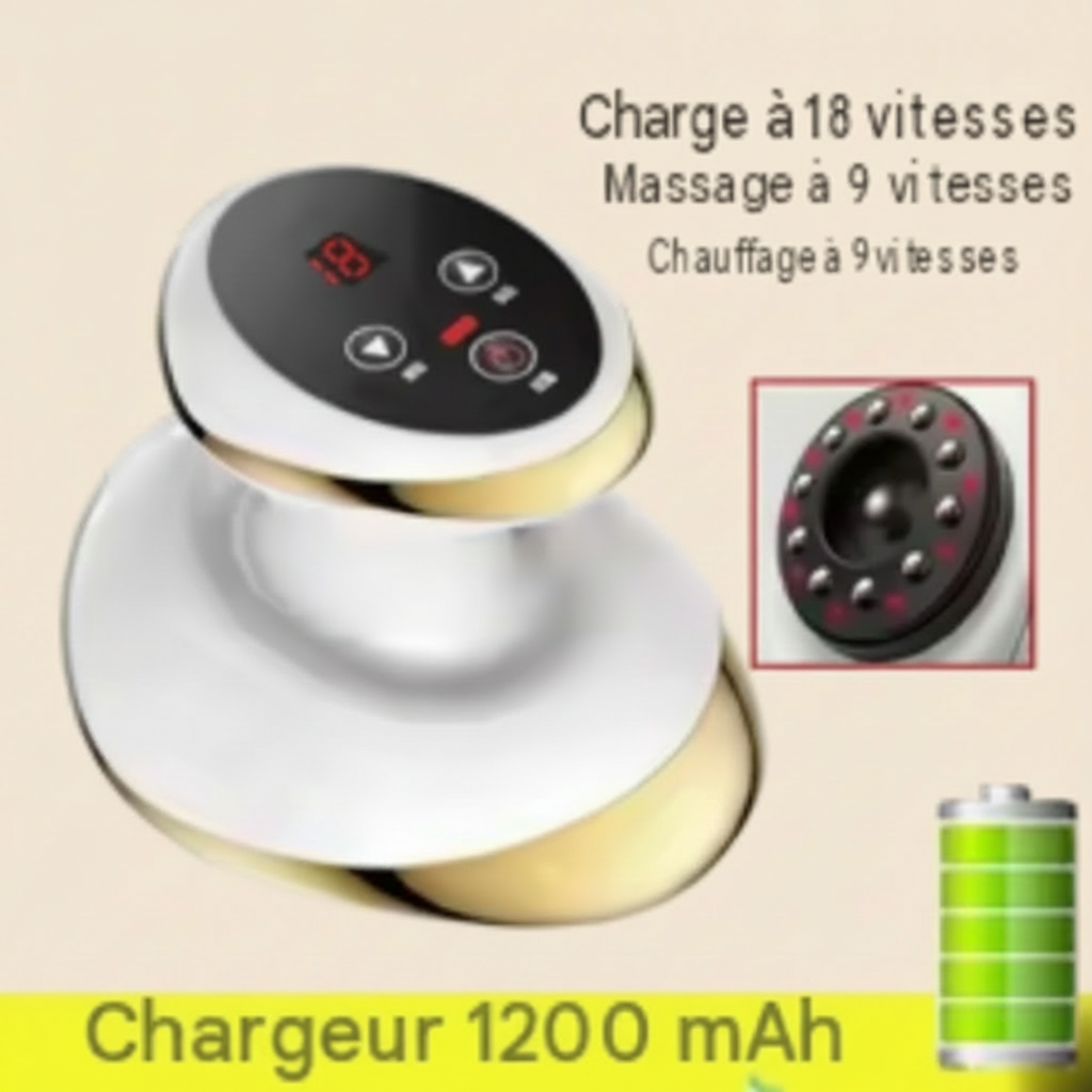 Masseur corporel électrique à ventouses et Guasha de haute qualité