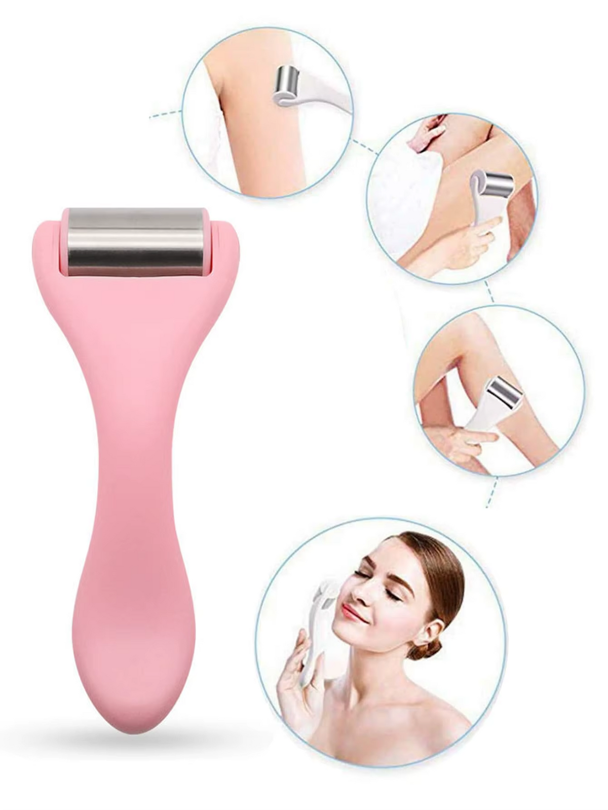 Rouleau masseur de glace fraîche pour soins du visage